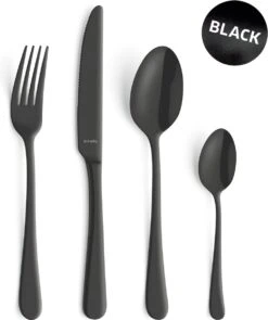 Amefa Vintage Bestekset - 24-delig - 6 Persoons - Zwart -Keukengerei Verkoop 1005x1200
