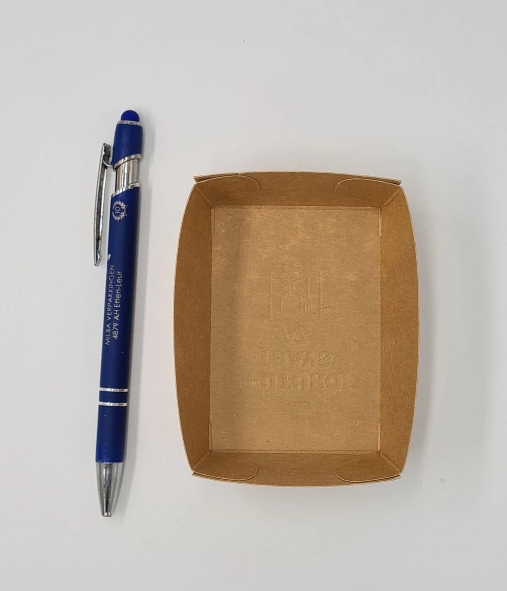 Merkloos A7 Bakje Karton 50st -Klein: 85x60x30mm - Klein Frietbakje - Snackbakje - Kartonnen Bakje - Milieuvriendelijk - Duurzaam - Friet - Patat 3 Merkloos A7 Bakje Karton 50st -Klein: 85x60x30mm - Klein Frietbakje - Snackbakje - Kartonnen Bakje - Milieuvriendelijk - Duurzaam - Friet - Patat - Afbeelding 3