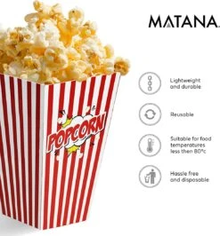 50 Duurzame Popcorn Bakjes (18x10cm) - Popcorn Zakjes Voor Filmavonden, Feestjes - Ook Geschickt Als Snoepbakje Of Feestzakje Voor Kinderen 14 50 Duurzame Popcorn Bakjes (18x10cm) - Popcorn Zakjes Voor Filmavonden, Feestjes - Ook Geschickt Als Snoepbakje Of Feestzakje Voor Kinderen -Keukengerei Verkoop 1115x1200 7