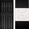 House Of Husk Chopsticks Set - Koreaanse Eetstokjes - Vaatwasserbestendig - RVS - 5 Paar - Zwart