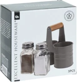 Relaxwonen - Peper En Zout Strooier - Peper En Zout Stel - Inclusief Houder -Keukengerei Verkoop 1126x1200 1