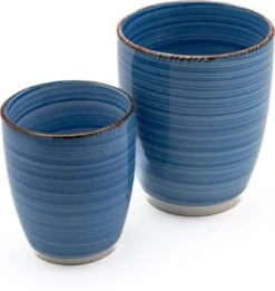 Koffiekopjes - Ocean Blue - Koffiebeker - Unieke Kleuren - Blauw - Set Van 12 Kopjes (ook Los Verkrijgbaar) - 160ML En 340ML - Porselein - Hip En Trendy -Keukengerei Verkoop 1137x1200 2