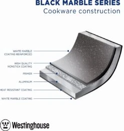 Westinghouse Grillpan - Ø 28 Cm - Zwart Marmer - Geschikt Voor Alle Warmtebronnen Inclusief Inductie - Steakpan Met Antiaanbaklaag- Aluminium 10 Westinghouse Grillpan - Ø 28 Cm - Zwart Marmer - Geschikt Voor Alle Warmtebronnen Inclusief Inductie - Steakpan Met Antiaanbaklaag- Aluminium -Keukengerei Verkoop 1138x1200 2