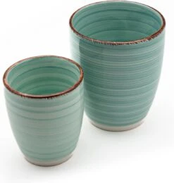 Koffiekopjes - Ocean Blue - Koffiebeker - Unieke Kleuren - Blauw - Set Van 12 Kopjes (ook Los Verkrijgbaar) - 160ML En 340ML - Porselein - Hip En Trendy -Keukengerei Verkoop 1142x1200 5