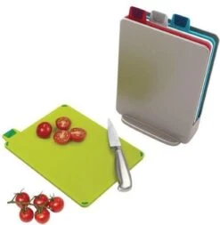 Joseph Joseph JosephJoseph - Index - Mini - Snijplank In Houder - Set Van 5 Stuks - Zilver -Keukengerei Verkoop 1170x1200 2