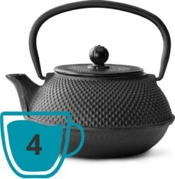 Bredemeijer - Theepot Jang 0,8L Gietijzer Zwart -Keukengerei Verkoop 1174x1200 2