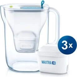 BRITA - Waterfilterkan Style Cool - Blauw - 2,4L + 3 MAXTRA+ Waterfilterpatronen