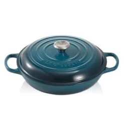 Le Creuset Braadpan Campagnard Signature Deep Teal - ø 30 Cm / 3.5 Liter -Keukengerei Verkoop 1197x1200 3
