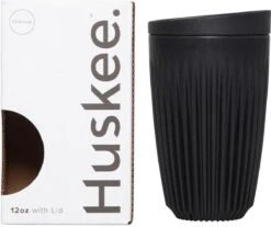 HuskeeCup & Deksel - Koffiebeker - Large - 12oz/36cl - Charcoal -Keukengerei Verkoop 1200x1007 4