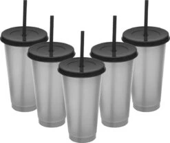 Herbruikbare Bekers Met Rietje En Deksel Van Plastic – Starbucks Design – Drinkbekers Met Rietje – Kleur Veranderende Beker -Keukengerei Verkoop 1200x1012 1