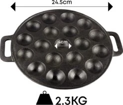YUGN BLACK Poffertjespan Poffertjesmaker 6 Delige Set - 19 Poffertjes Incl Doseerfles Kwast Poffertjesvork Siliconen Ovenwanten - Platte Onderkant Poffertjespan Inductie Poffertjespan Elektrisch - Cadeau Tip 10 YUGN BLACK Poffertjespan Poffertjesmaker 6 Delige Set - 19 Poffertjes Incl Doseerfles Kwast Poffertjesvork Siliconen Ovenwanten - Platte Onderkant Poffertjespan Inductie Poffertjespan Elektrisch - Cadeau Tip -Keukengerei Verkoop 1200x1023