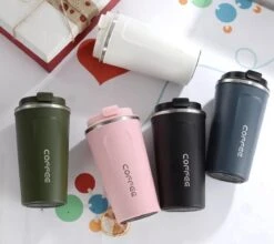 Koffiebeker To Go - RVS Thermosbeker - Drinkfles - Herbruikbare Koffiebeker - 500 Ml - Wit -Keukengerei Verkoop 1200x1070 2