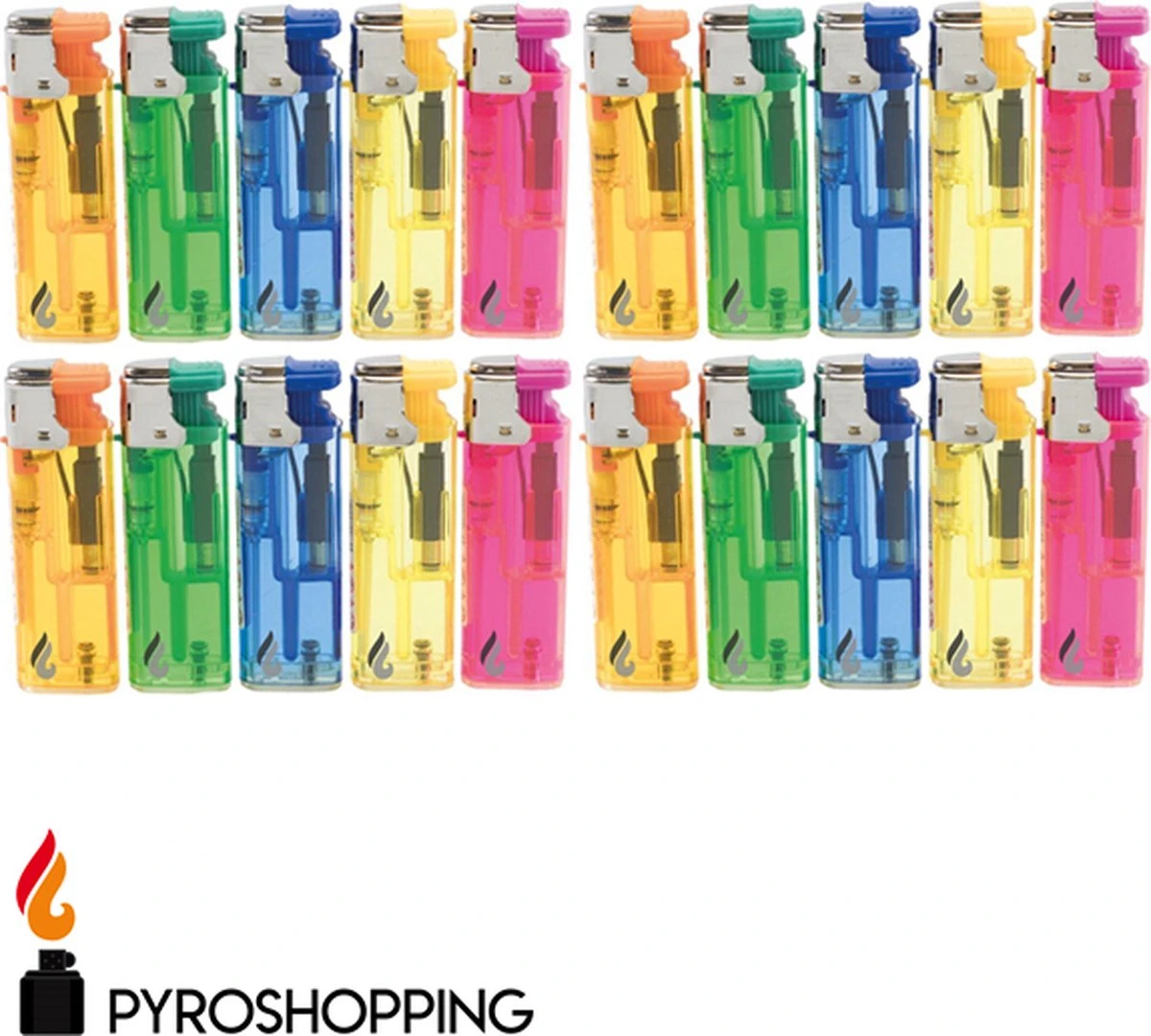 PS Stormaansteker Voordeelset 20 Stuks - Gekleurde Stormaanstekers Navulbaar Met Verstelbare Vlam 3 PS Stormaansteker Voordeelset 20 Stuks - Gekleurde Stormaanstekers Navulbaar Met Verstelbare Vlam - Afbeelding 3
