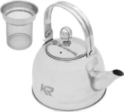 Robuuste Kwaliteit Theepot RVS - 1.1Liter Theepot - Anti Lek Mond - RVS Theepot - 6 Koppen Thee - Keizer RVS -Keukengerei Verkoop 1200x1087 4