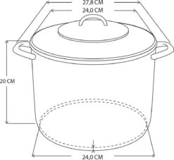 Haushalt Soeppan Met Glazen Deksel - 10 Liter- RVS 14 Haushalt Soeppan Met Glazen Deksel - 10 Liter- RVS -Keukengerei Verkoop 1200x1101 1
