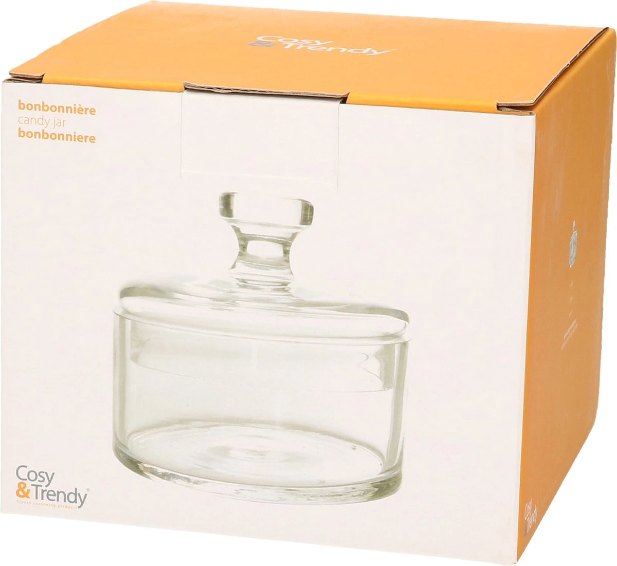 Cosy & Trendy Bonbonniere - Glas - Ø 13 Cm X 12.5 Cm 3 Cosy & Trendy Bonbonniere - Glas - Ø 13 Cm X 12.5 Cm - Afbeelding 3