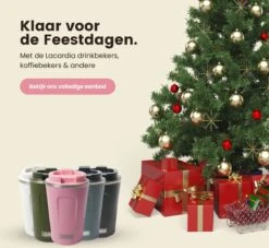 LaCardia Koffiebeker To Go Premium Zwart – Thermosbeker – Theebeker – 380ML – Herbruikbaar -Keukengerei Verkoop 1200x1102 3