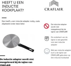 CRAFLAIR ~ Tajine ~ Ø 30 Cm ~ Geschikt Voor Inductie - Adapter ~ Handgemaakt ~ Geglazuurd Keramiek -Keukengerei Verkoop 1200x1118 5