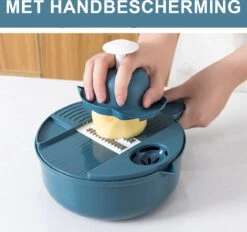 KitchenPrince Multifunctionele Groentesnijder - Mandoline Slicer Dicer - Groentesnijder - Uiensnijder - Fruitsnijder - Keukensnijder - Persen - Mandoline Keukensnijder - Fruitperser - Appelsnijder - Rasp -Keukengerei Verkoop 1200x1126