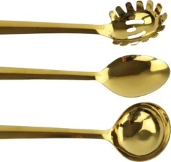 Orange85 Keukengerei Set - 5-delig - Goud - Schuimspaan - Spaghettilepel - Soeplepel - Spatel - Opscheplepel 8 Orange85 Keukengerei Set - 5-delig - Goud - Schuimspaan - Spaghettilepel - Soeplepel - Spatel - Opscheplepel -Keukengerei Verkoop 1200x1139 3