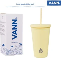 Beker Met Rietje En Deksel Starbucks Milkshake Beker Voor Take Away – Herbruikbare Plastic Drinkbeker Geel 500ml - VANN 6 Beker Met Rietje En Deksel Starbucks Milkshake Beker Voor Take Away – Herbruikbare Plastic Drinkbeker Geel 500ml - VANN -Keukengerei Verkoop 1200x1142 1