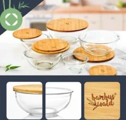 Klarstein Glazen Serveerschaal Met Bamboe Deksel - Afwasmachinebestendig - Veelzijdig Inzetbaar 13 Klarstein Glazen Serveerschaal Met Bamboe Deksel - Afwasmachinebestendig - Veelzijdig Inzetbaar -Keukengerei Verkoop 1200x1144 1