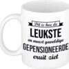 Dit Is Hoe De Leukste En Meest Geweldige Gepensioneerde Eruitziet Koffiemok / Theebeker - 300 Ml - Wit - VUT / Pensioen - Bedankt Cadeau Collega / Teamgenoot