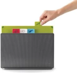 Joseph Joseph Index Snijplankenset - Incl. Houder - 30 X 20 Cm - 4 Stuks - Graphite -Keukengerei Verkoop 1200x1148 1