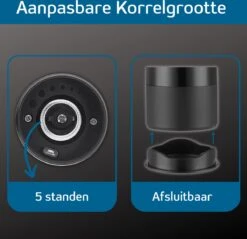 GOV Elektrische Peper- En Zoutmolen Set Zwart Oplaadbaar - Pepermolen - Kruidenmolen -Keukengerei Verkoop 1200x1162 1