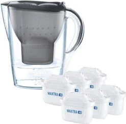 BRITA - Waterfilterkan Marella Cool - Grafiet - 2,4L + 6 MAXTRA+ Waterfilterpatronen -Keukengerei Verkoop 1200x1181 3