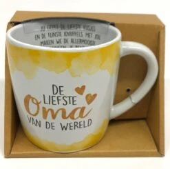 Enjoy Mok - De Liefste Oma Van De Wereld - Met Binnen Tekst - Koffie Mok - Beker - Moederdag - Liefde - Verjaardagscadeau -Keukengerei Verkoop 1200x1189 6