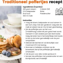Kicinn Poffertjespan - Poffertjesmaker - Poffertjespan Inductie - Ø 24 Cm - 19 Poffertjes - Inclusief Handvaten -Keukengerei Verkoop 1200x1194 2