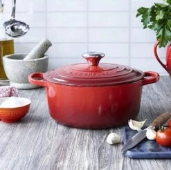 Le Creuset Signature Braadpan - 4,2 L - 24 Cm - Kersenrood -Keukengerei Verkoop 1200x1197 6