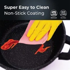 Herenthal Pannenset Inductie - Luxe 10-delige Koekenpan Inductie - Voor Alle Warmtebronnen - Pannen Met Glazen Deksels En Koudgrepen - Burgundy -Keukengerei Verkoop 1200x1199 3