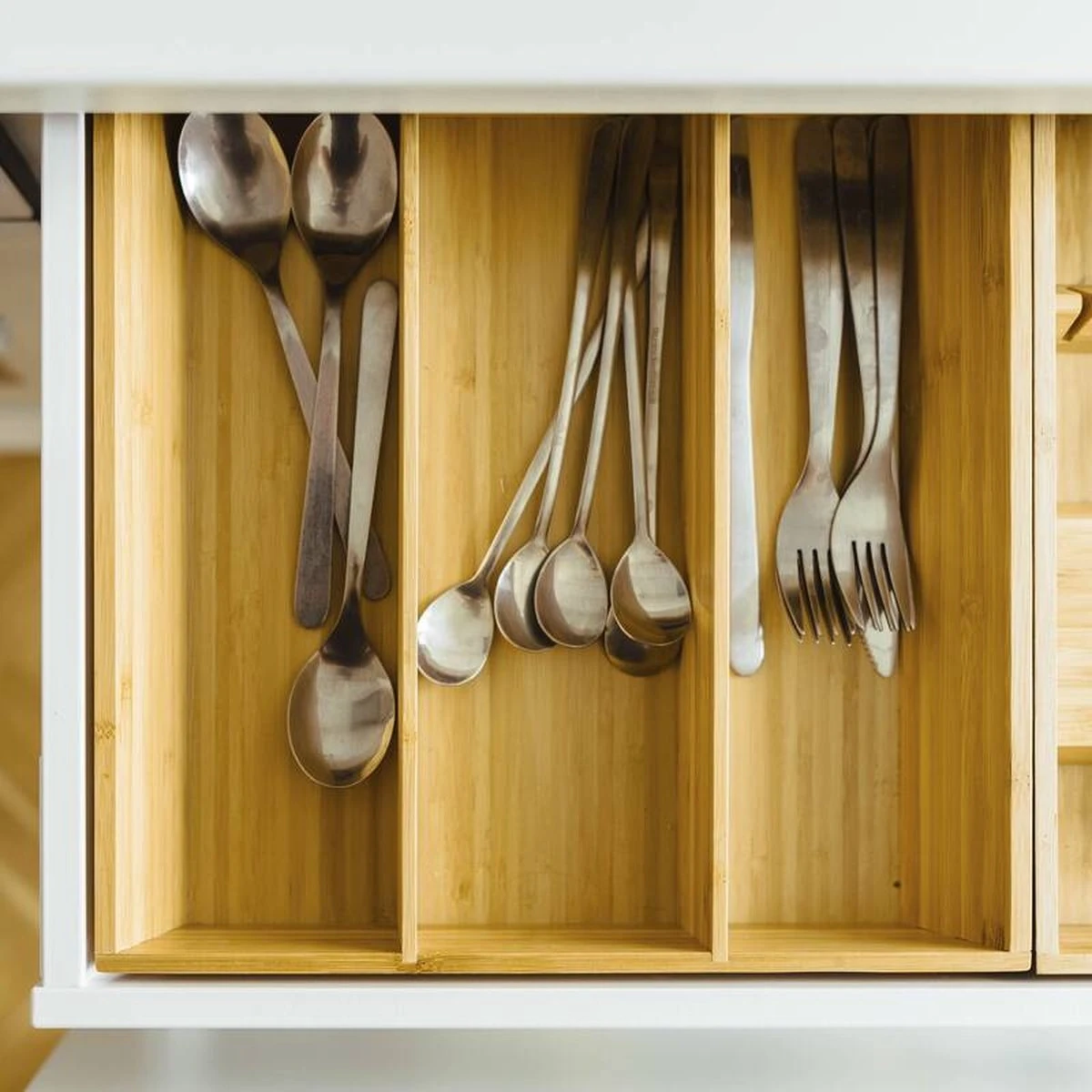 HI Bestekbak Uitschuifbaar Bamboe 5 HI Bestekbak Uitschuifbaar Bamboe - Afbeelding 5