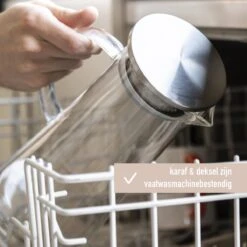MÊZON® Schenkkan - Glazen Waterkan - Waterkaraf Voor Fruitwater - Multifunctionele Decanteer Karaf - Kan Met Deksel - 1.5L Capaciteit -Keukengerei Verkoop 1200x1200 1112