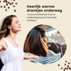 LaCardia Koffiebeker To Go Premium Zwart – Thermosbeker – Theebeker – 380ML – Herbruikbaar -Keukengerei Verkoop 1200x1200 1138