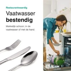 Vivid Green Bestekset (36-delig) - Bestek Set 6 Persoons - Lepels, Messen, Vorken En Steakmessen - Vaatwasserbestendig - RVS -Keukengerei Verkoop 1200x1200 114