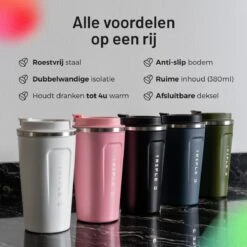 Triple J® Koffiebeker To Go - Thermosbeker - BPA & Lekvrij - 510ml - Groen -Keukengerei Verkoop 1200x1200 1163