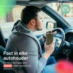 Triple J® Koffiebeker To Go - Thermosbeker - BPA & Lekvrij - 510ml - Groen -Keukengerei Verkoop 1200x1200 1165