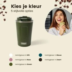 LaCardia Koffiebeker To Go Premium Groen – Thermosbeker – Theebeker – 380ML – Herbruikbaar -Keukengerei Verkoop 1200x1200 1175