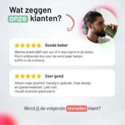 Triple J® Koffiebeker To Go - Thermosbeker - BPA & Lekvrij - 510ml - Roze -Keukengerei Verkoop 1200x1200 1187