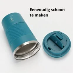 Castagnola Design RVS Koffiebeker To Go - Blauw - 380ml - Thermosbeker - Theebeker -Keukengerei Verkoop 1200x1200 1208