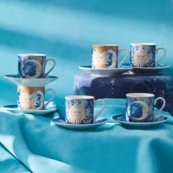 Karaca - Astrologisch Coffee Cup Set Voor 6 - Romantische Koffieliefhebbers - Espresso Mokken Set - Espresso Mok - Turkse Koffie - Valentijn Cadeau - Gift Box -Keukengerei Verkoop 1200x1200 1239