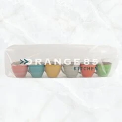 Orange85 Espresso Kopjes - Koffie - Set Van 6 - Meerdere Kleuren - 100 Ml - Aardewerk - Glazen - Met Oor - Koffiekopjes -Keukengerei Verkoop 1200x1200 1275