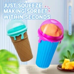 Frozen Magic Slushy Maker - Slush Puppy Maker - IJscrusher - Slush Puppy Beker - Slushy Puppy Maker - Slush Puppy Machine - Slush Maker - Slushy Cup - Tiktok - Bruin -Keukengerei Verkoop 1200x1200 1277