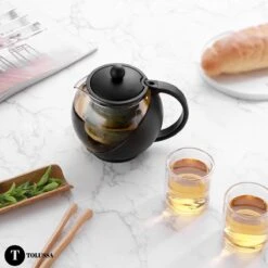 Tolussa Premium Theepot Glas Met Filter - 1.25L - Zwart - Isolerend - Lekt Niet -Keukengerei Verkoop 1200x1200 1358
