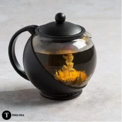 Tolussa Premium Theepot Glas Met Filter - 1.25L - Zwart - Isolerend - Lekt Niet -Keukengerei Verkoop 1200x1200 1359