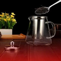Procidi® Glazen Theepot Met Filter - Theekan Met Infuser - Dubbelwandig Borosilicaat Glas - Thee Thermoskan - Koffiekan 950 ML - Teapot -Keukengerei Verkoop 1200x1200 1379