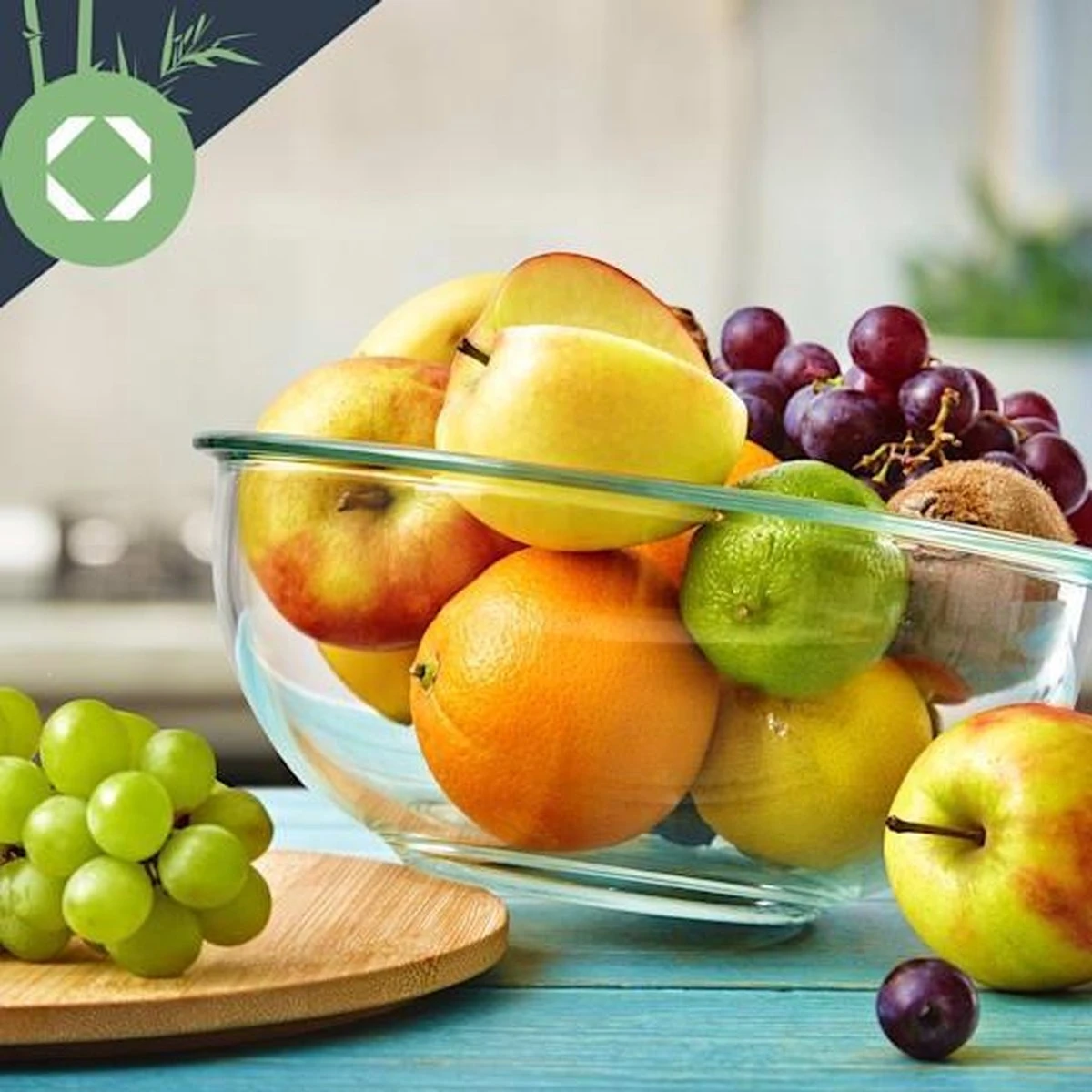 Klarstein Glazen Serveerschaal Met Bamboe Deksel - Afwasmachinebestendig - Veelzijdig Inzetbaar 8 Klarstein Glazen Serveerschaal Met Bamboe Deksel - Afwasmachinebestendig - Veelzijdig Inzetbaar - Afbeelding 8